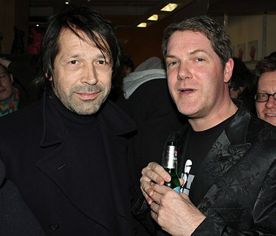 Peter Saville and Rian Hughes