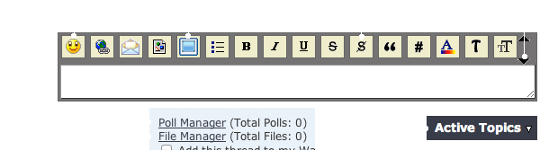 Forum features